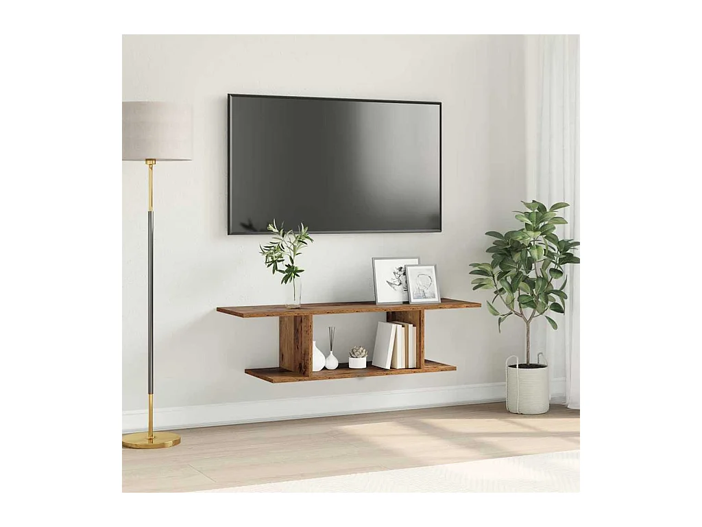 Gabinete para TV Castanho 103 x 30 x 26.5 cm Madeira processada