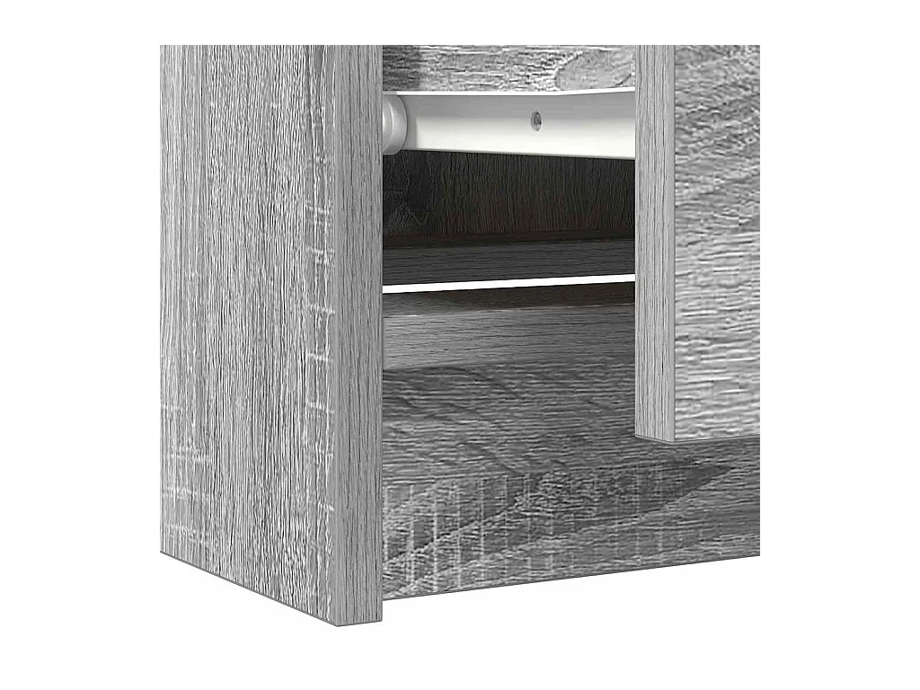 Meuble TV sonoma gris 60x35x54 cm bois d'ingénierie