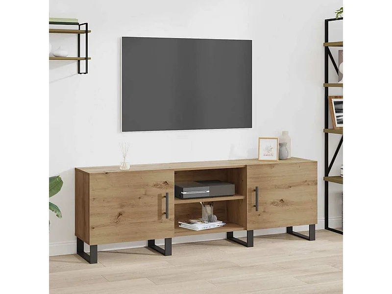 TV Kast 150 x 30 x 50 cm Bewerkt hout