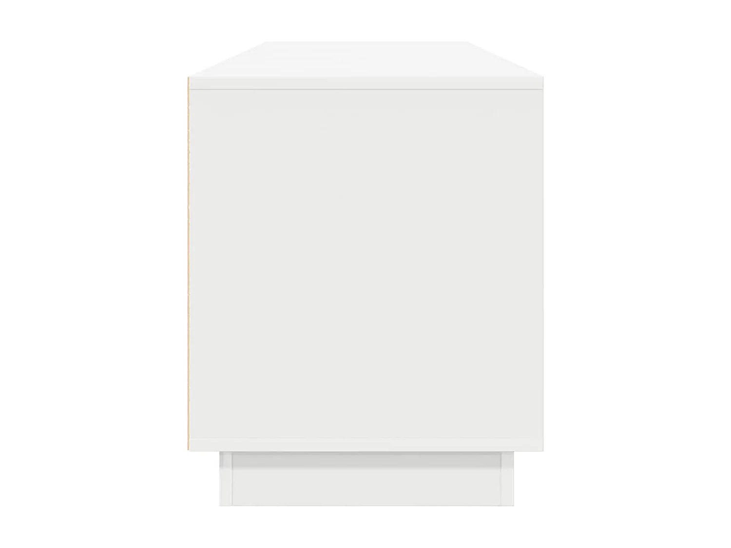 Meuble TV avec lumières LED blanc 193,5x41x50 cm