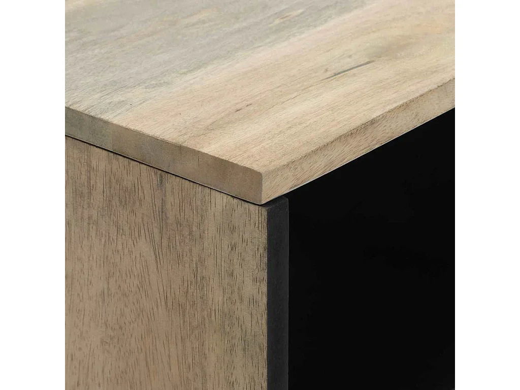 Meubles et étagères de rangement pour médias Blanc et Noir