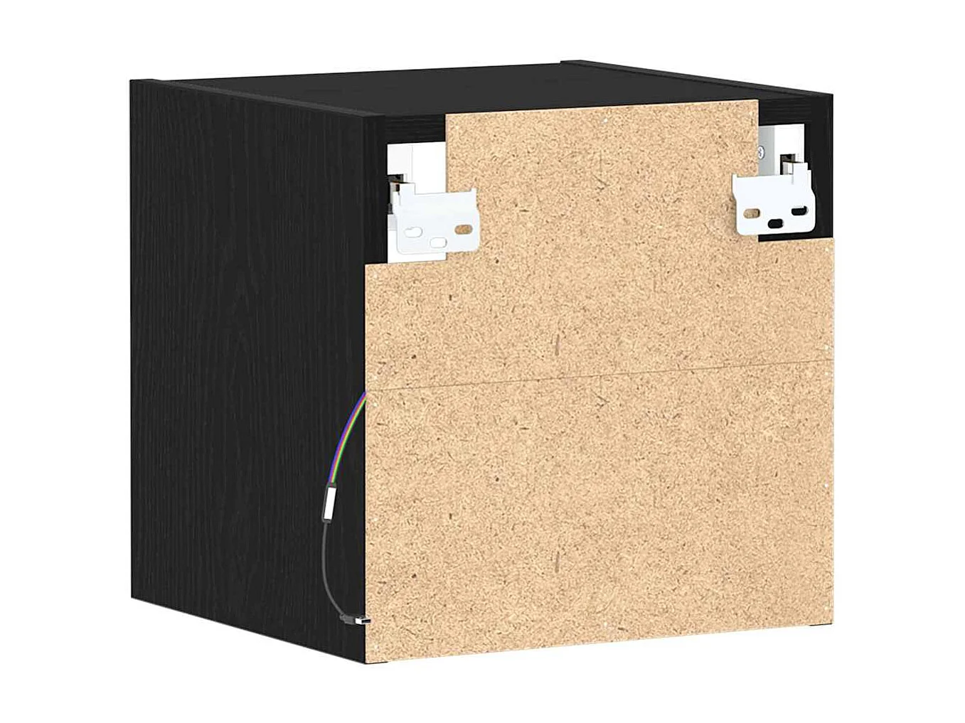 TV Kast 2 pcs Zwart 30 x 28.5 x 30 cm Bewerkt hout