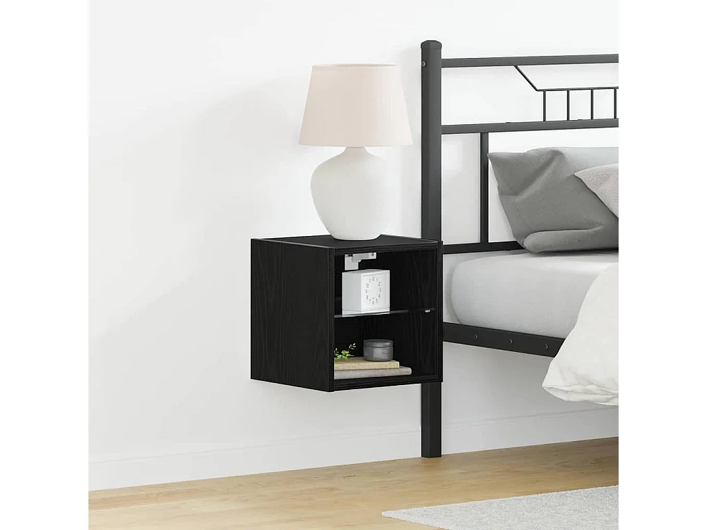 Meuble TV 2 pièces Noir 30 x 28,5 x 30 cm Bois d'ingénierie