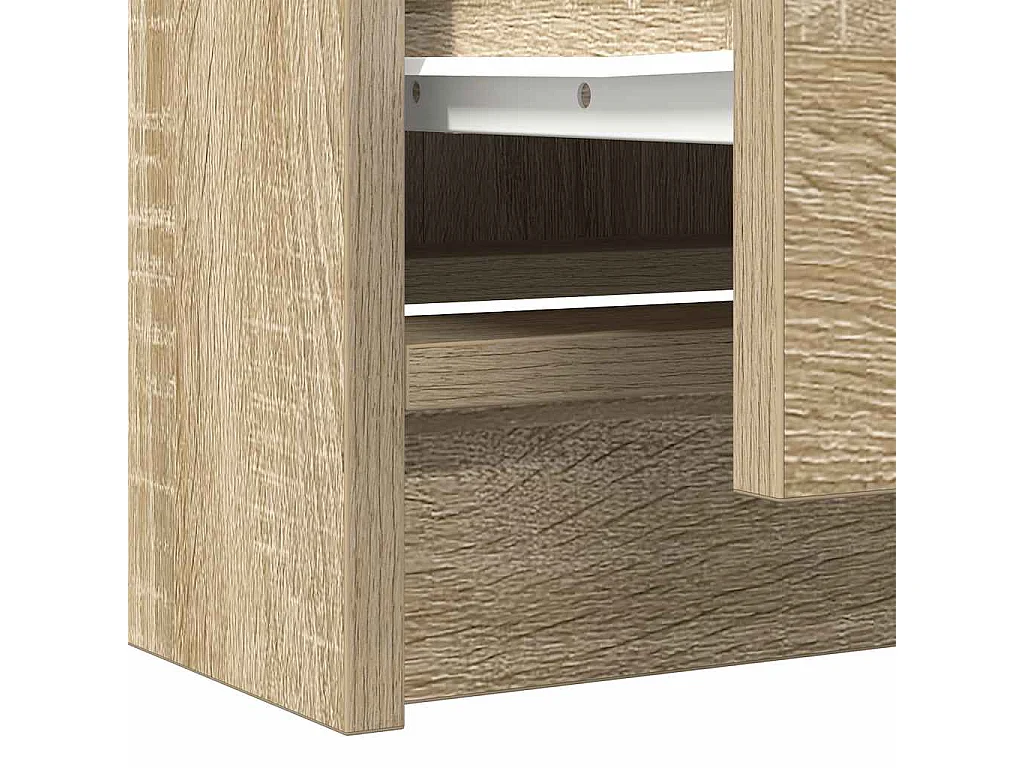 Meuble TV chêne sonoma 40x35x54 cm bois d'ingénierie
