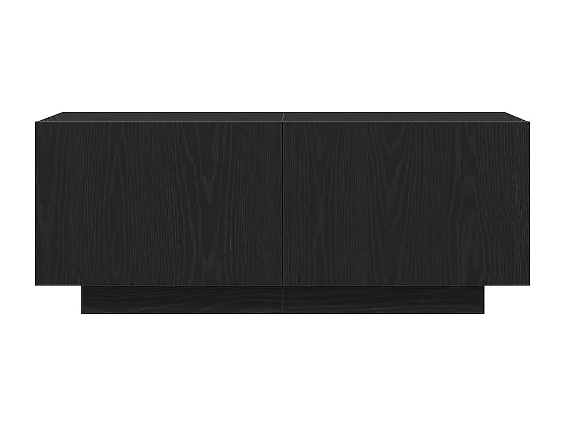 Meuble TV Noir 100 x 35 x 40 cm Bois d'ingénierie