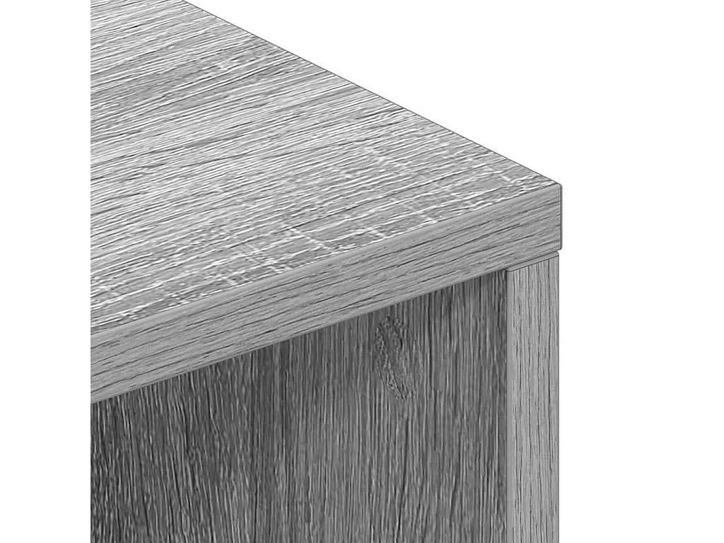 Meuble TV Sonoma gris 100x40x40 cm Bois d'ingénierie