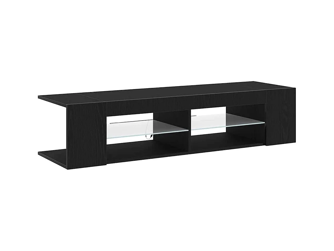 Meuble TV Noir 135 x 39 x 30 cm Bois d'ingénierie