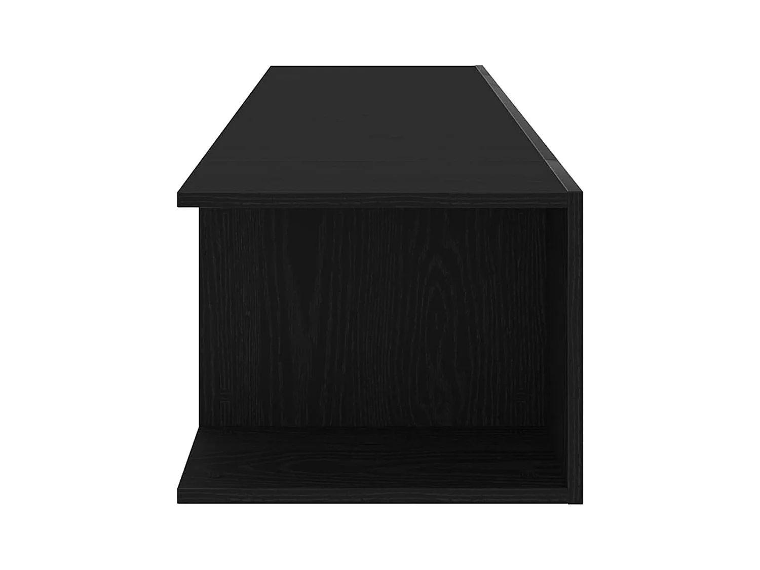Meuble TV Noir 135 x 39 x 30 cm Bois d'ingénierie