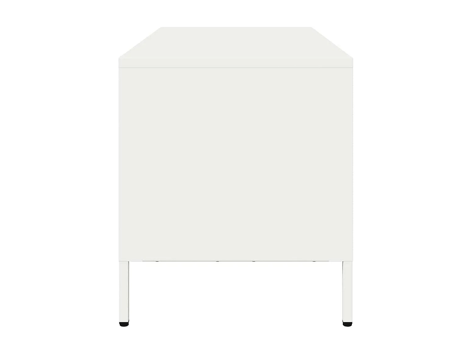Mueble para TV acero laminado en frío blanco 68x39x43,5 cm