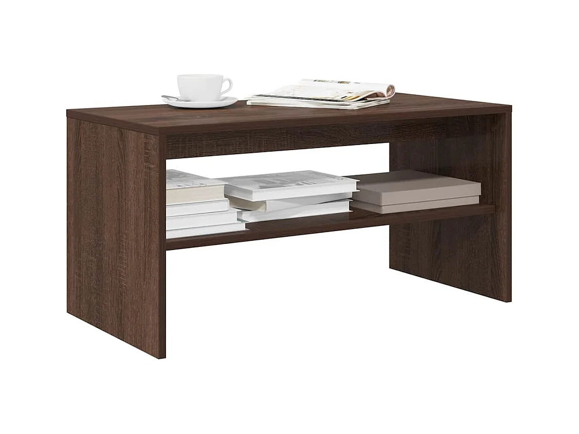 Meuble TV chêne marron 80x40x40 cm bois d'ingénierie