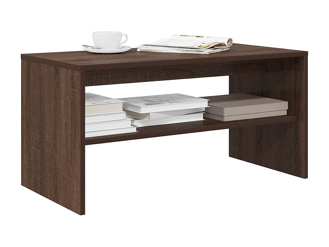 Meuble TV chêne marron 80x40x40 cm bois d'ingénierie