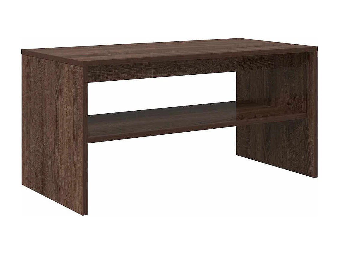 Meuble TV chêne marron 80x40x40 cm bois d'ingénierie