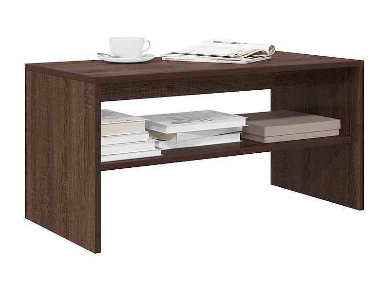 Meuble TV chêne marron 80x40x40 cm bois d'ingénierie