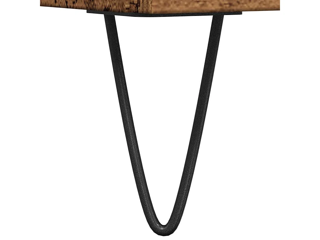 Meuble TV vieux bois 150x30x44,5 cm bois d'ingénierie