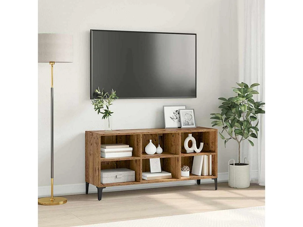 Meuble TV Marron 69.5 x 30 x 50 cm Bois d'ingénierie