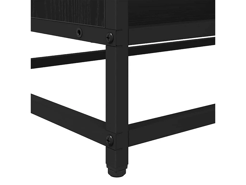 Meuble TV Chêne noir 61 x 40 x 46 cm Bois d'ingénierie