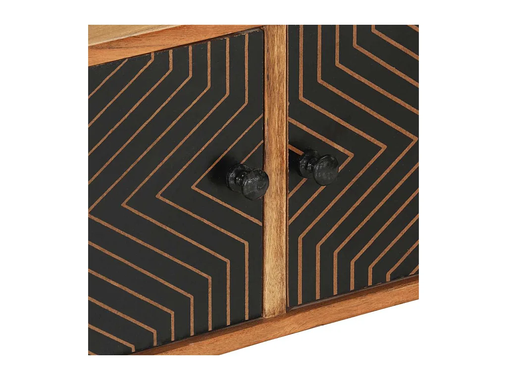 Meuble TV 112x30x40 cm bois d'acacia massif