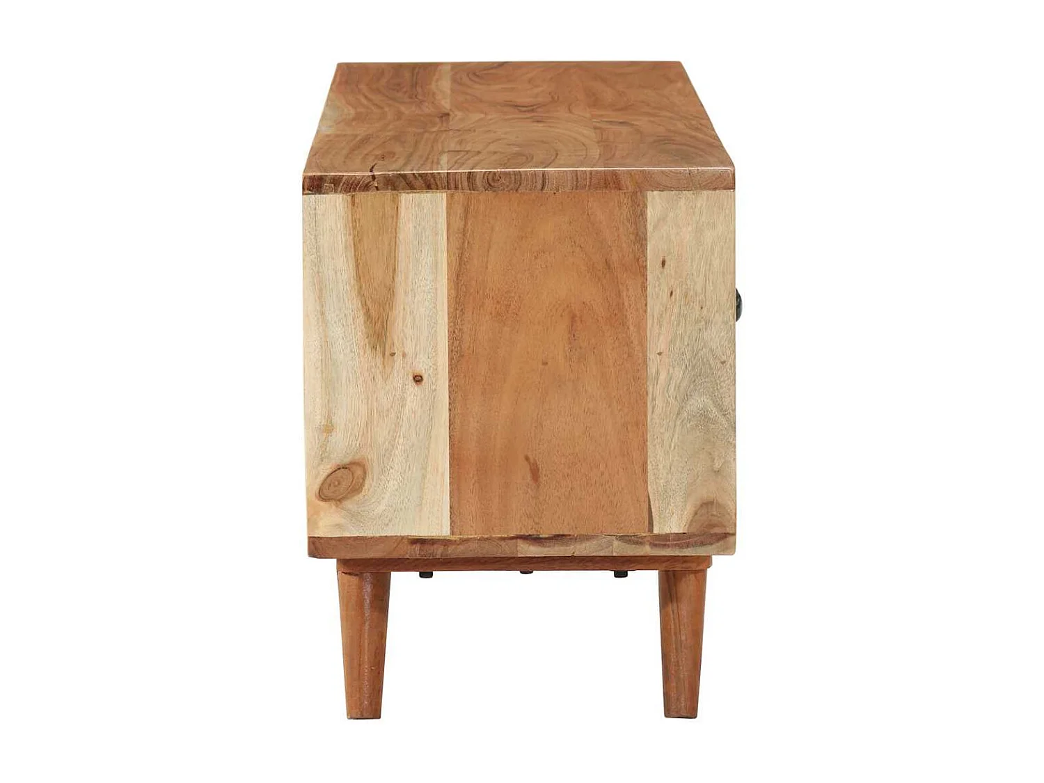 Móvel de TV 112x30x40 cm madeira de acácia maciça