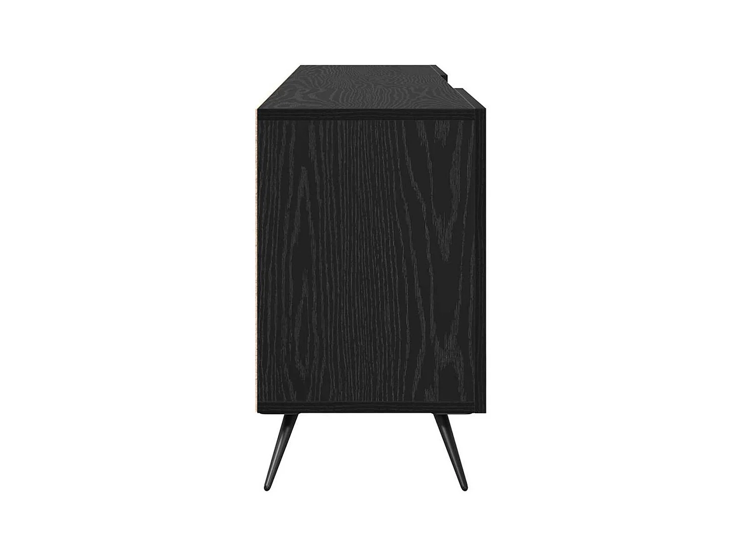 Meuble TV Chêne noir 150 x 30 x 50 cm Bois d'ingénierie