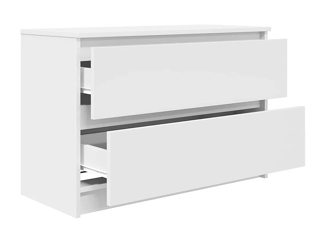 Meuble TV blanc 80x35x54 cm bois d'ingénierie