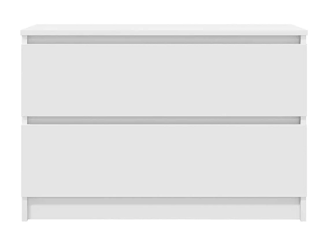 Meuble TV blanc 80x35x54 cm bois d'ingénierie