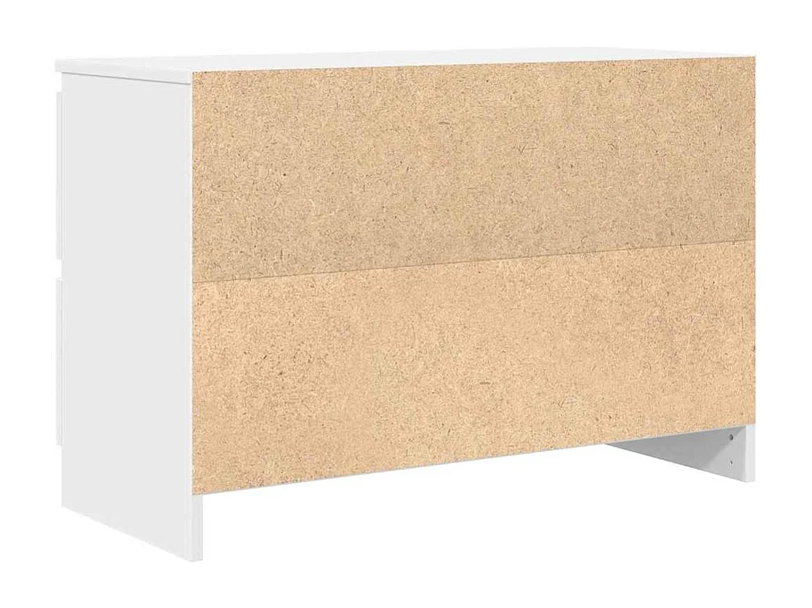 Meuble TV blanc 80x35x54 cm bois d'ingénierie