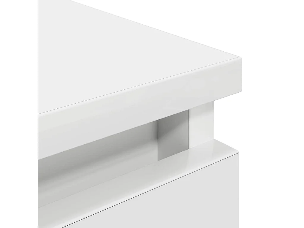 Meuble TV blanc 80x35x54 cm bois d'ingénierie