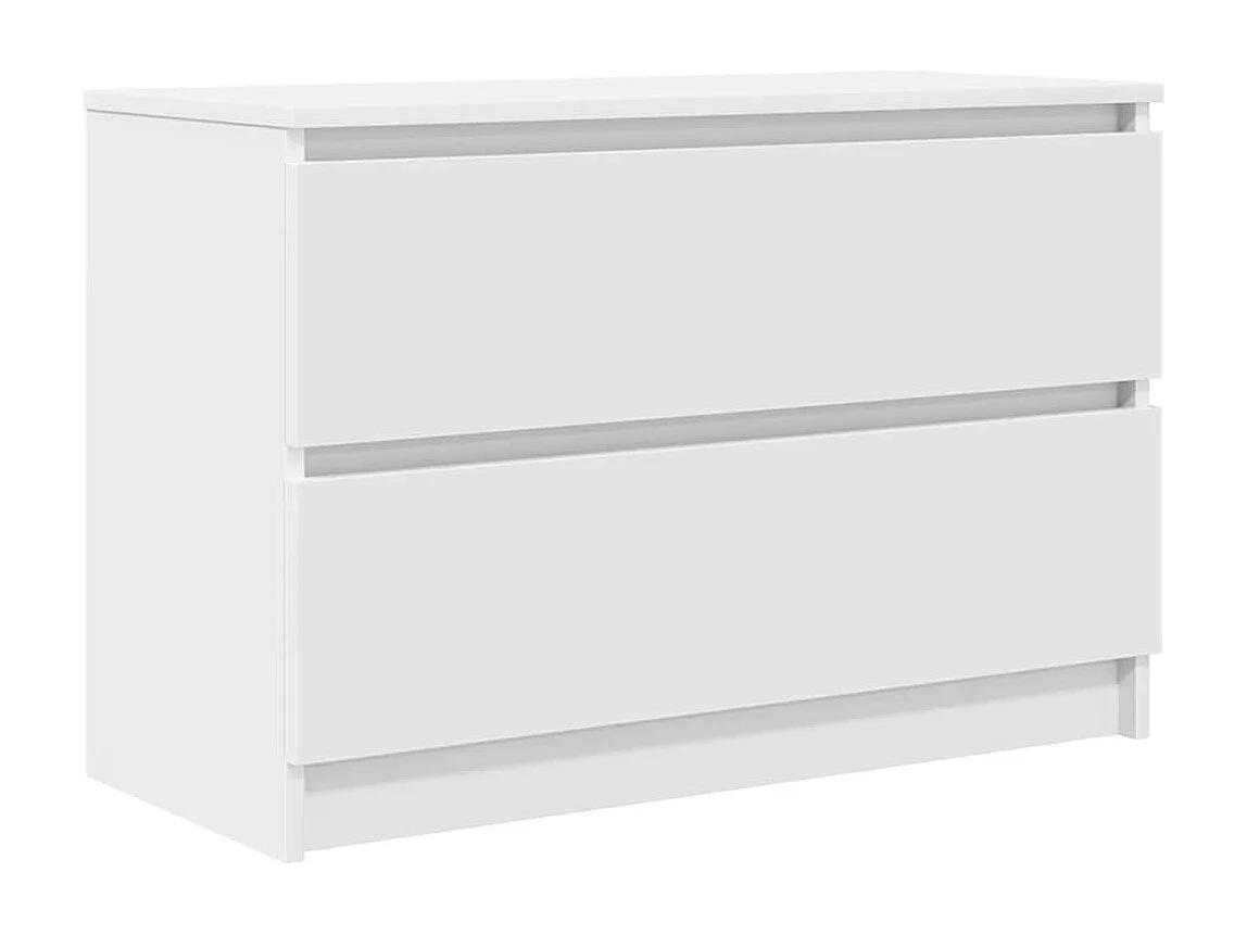 Meuble TV blanc 80x35x54 cm bois d'ingénierie