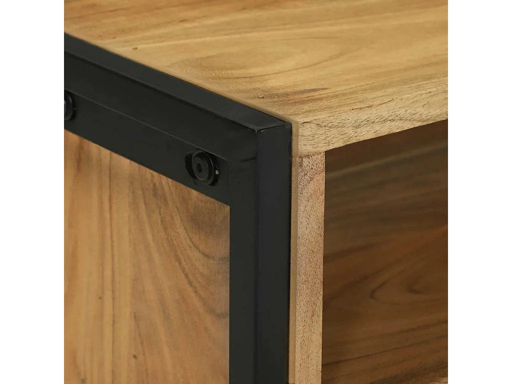 Meuble TV Marron 100 x 35 x 50 cm Bois d'acacia massif