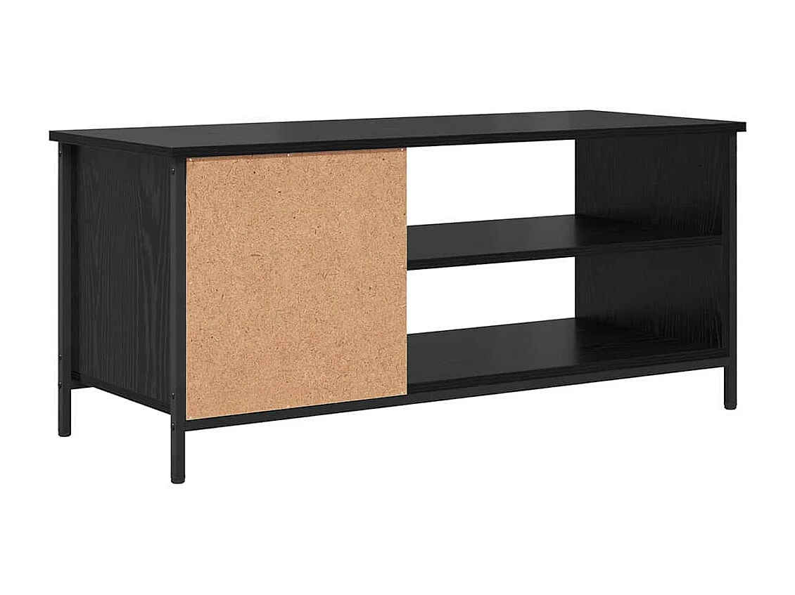 Meuble TV Chêne noir 100 x 40 x 45 cm Bois d'ingénierie