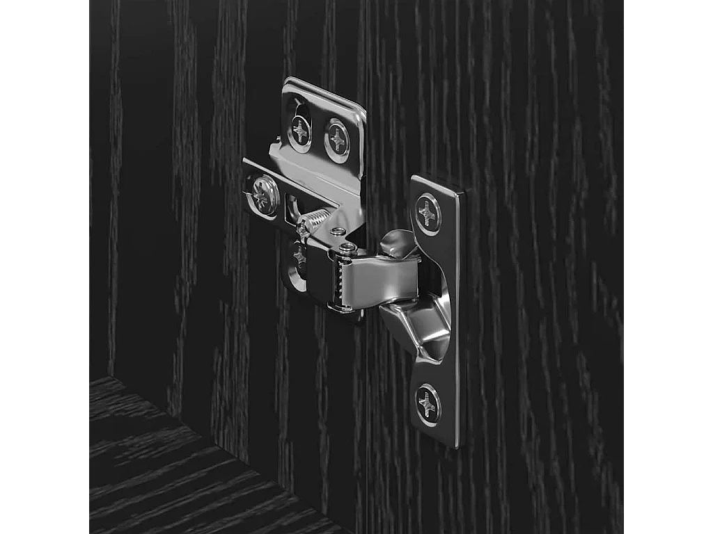 Meuble TV Chêne noir 100 x 40 x 45 cm Bois d'ingénierie