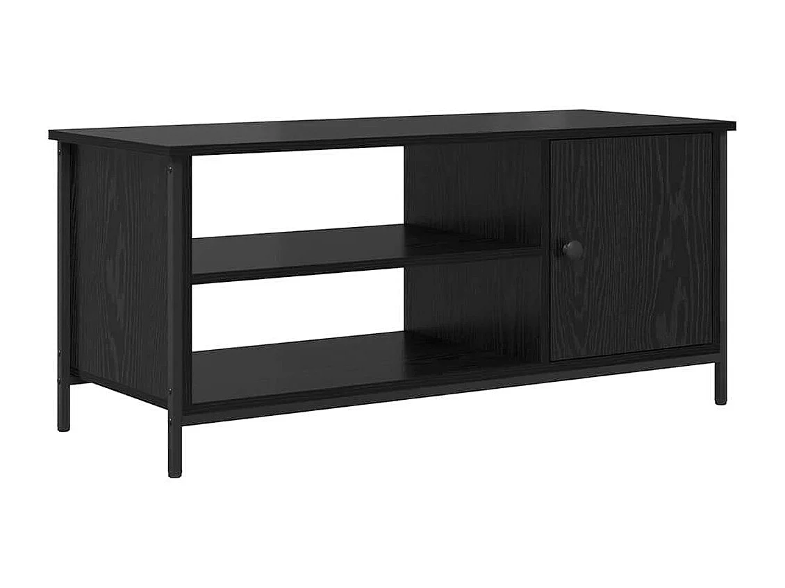 Meuble TV Chêne noir 100 x 40 x 45 cm Bois d'ingénierie