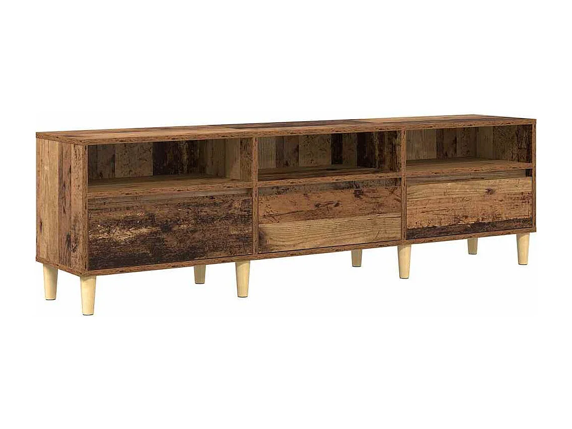 Meuble TV Bois ancien 150 x 30 x 45 cm Bois d'ingénierie