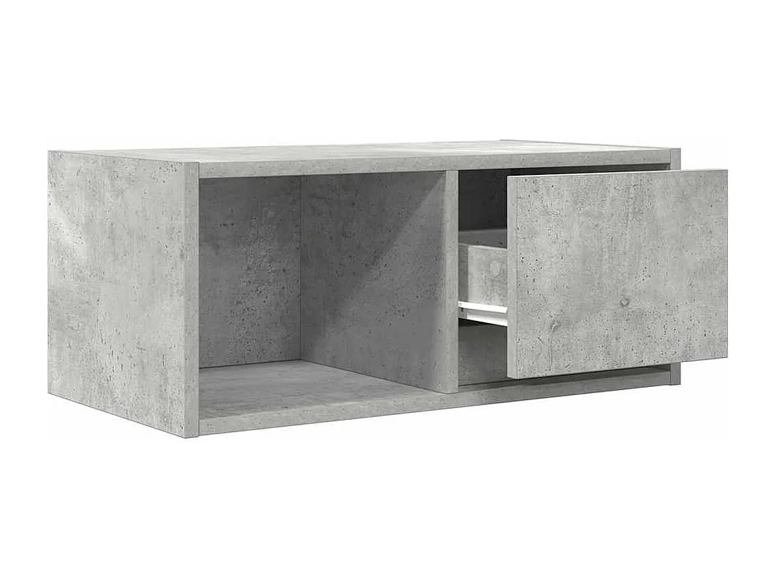Meubles TV 2 pièces gris béton 60x31x25,5 cm bois d'ingénierie