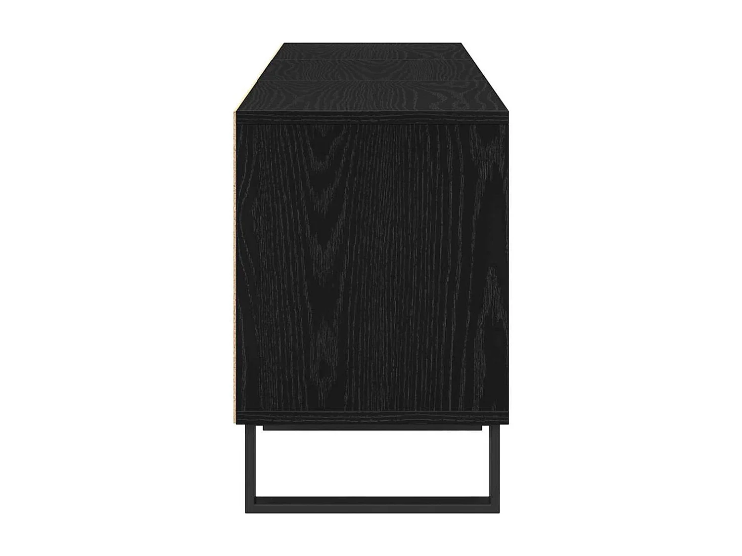 Meuble TV Chêne noir 150 x 30 x 44.5 cm Bois d'ingénierie