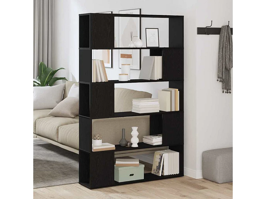 Meuble TV Noir 100 x 24 x 155 cm