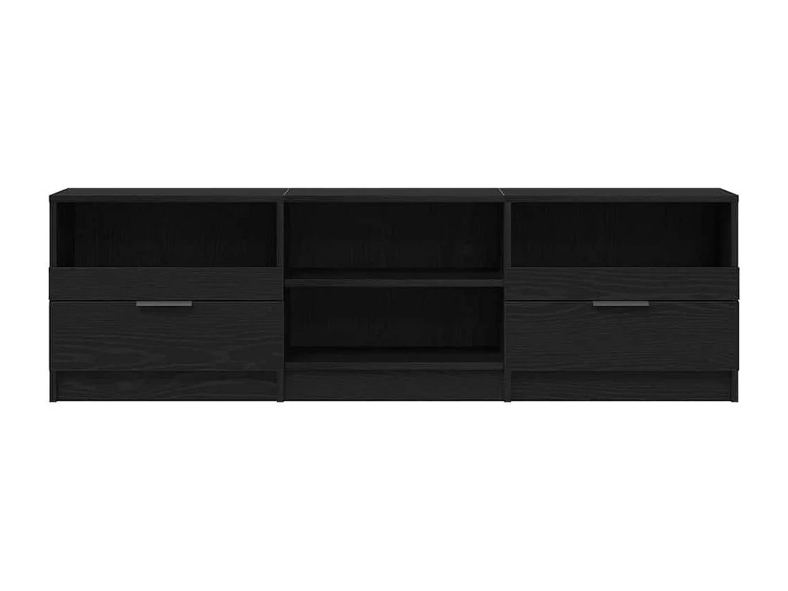 Gabinete de TV Negro 150 x 33.5 x 45 cm Madera contrachapada