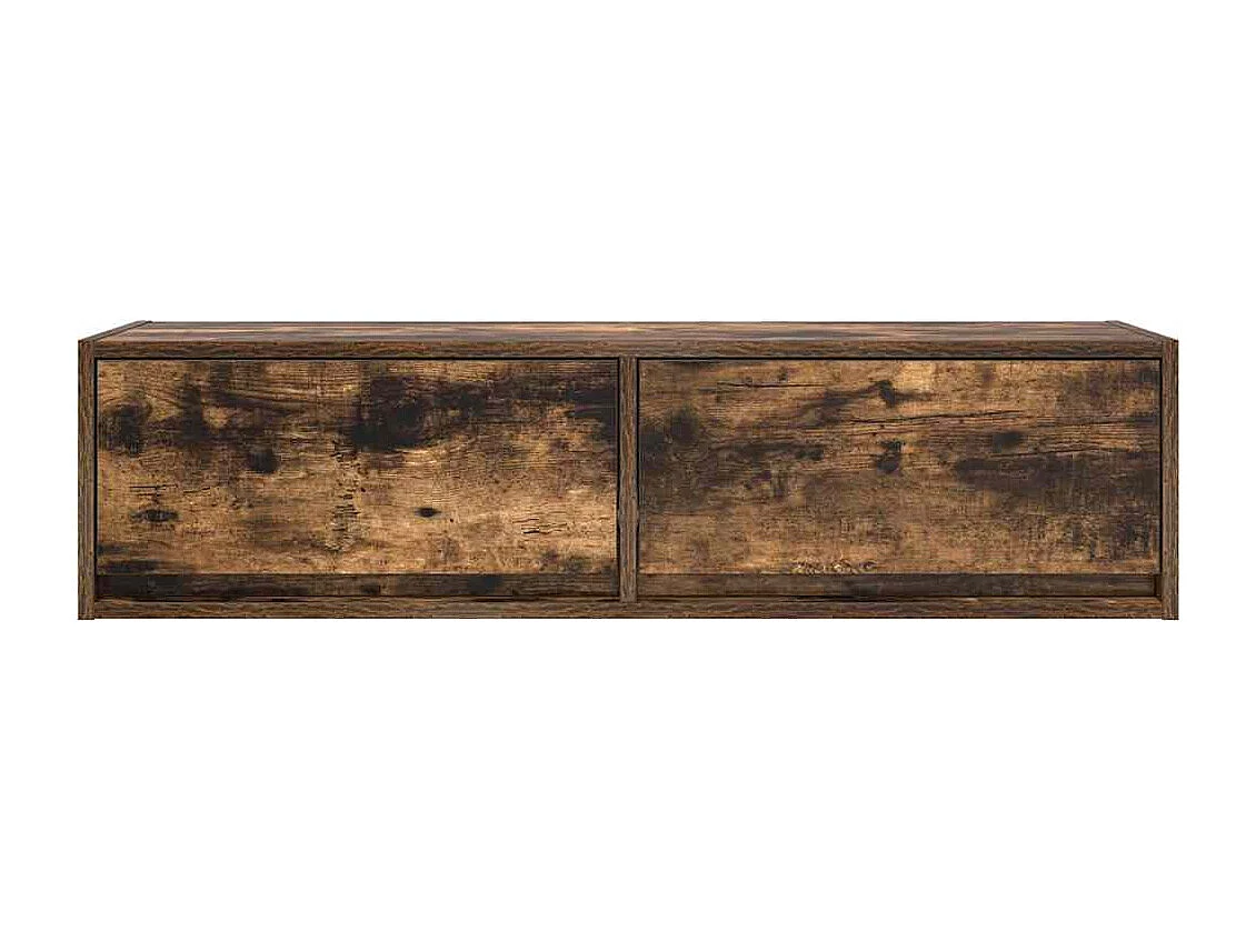 Meuble TV Chêne fumé 100 x 31 x 25.5 cm Bois d'ingénierie