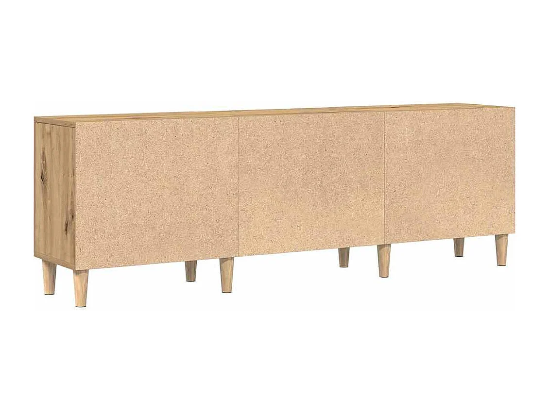 Meuble TV chêne artisanal 150 x 30 x 50 cm Bois d'ingénierie