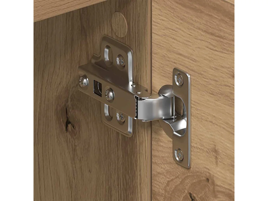 Meuble TV chêne artisanal 150 x 30 x 50 cm Bois d'ingénierie