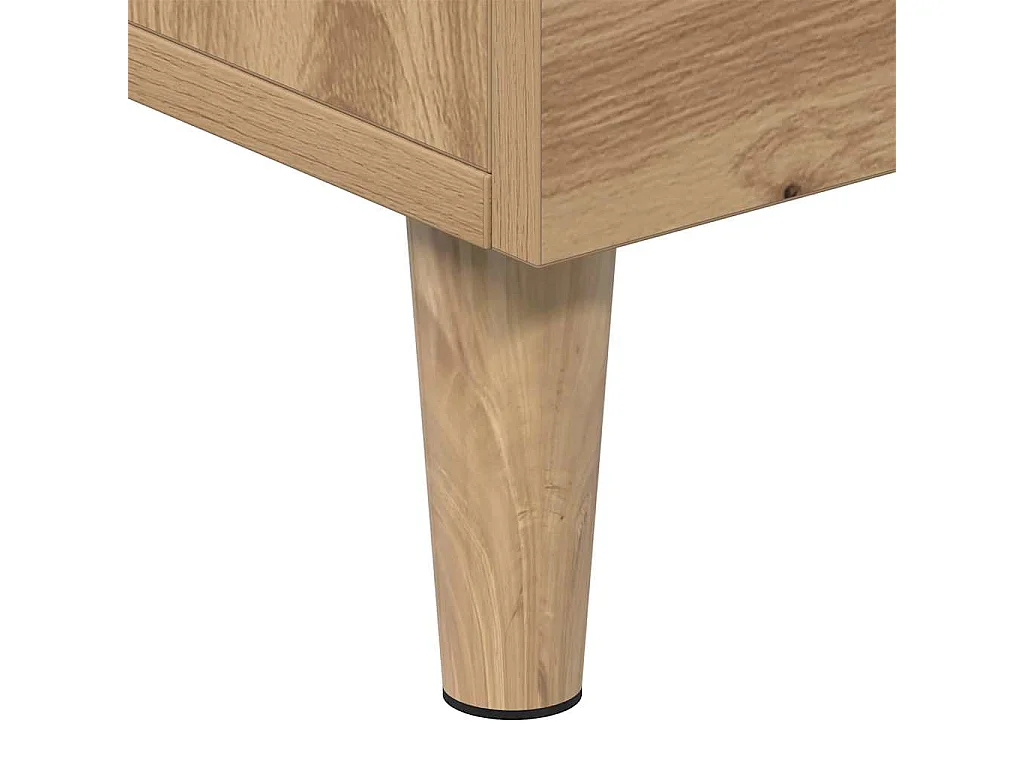 Meuble TV chêne artisanal 150 x 30 x 50 cm Bois d'ingénierie