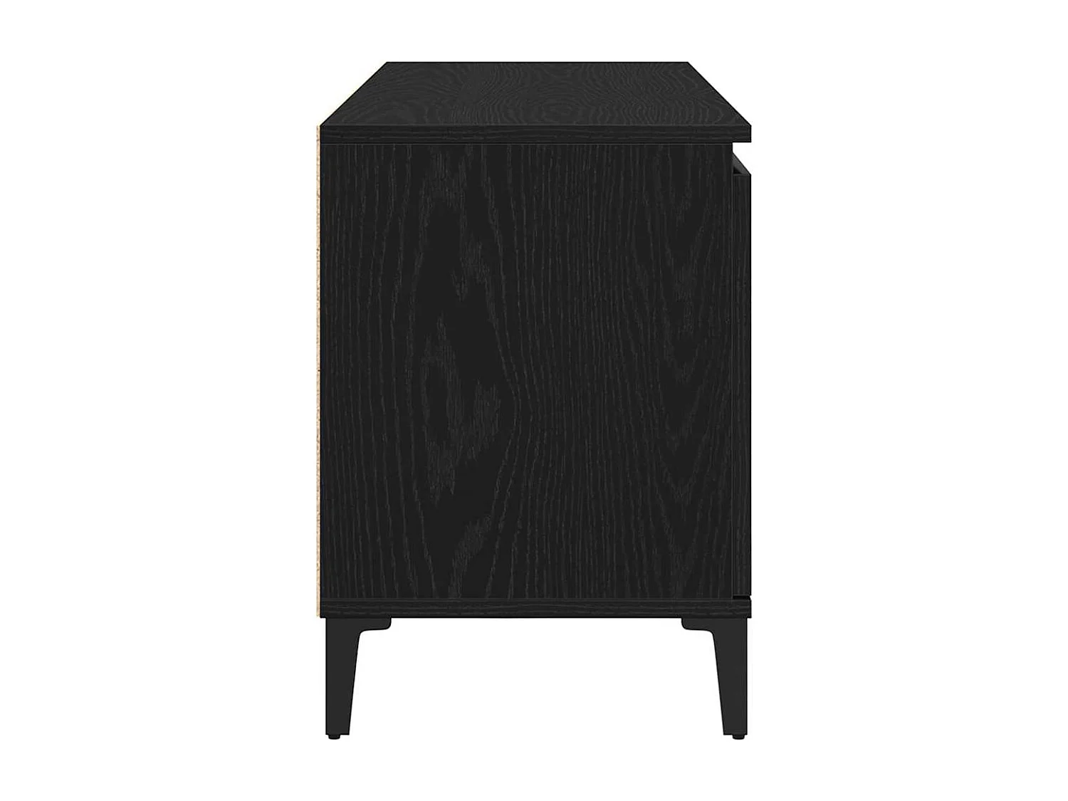 Meuble TV Noir 102 x 35 x 50 cm Bois d'ingénierie