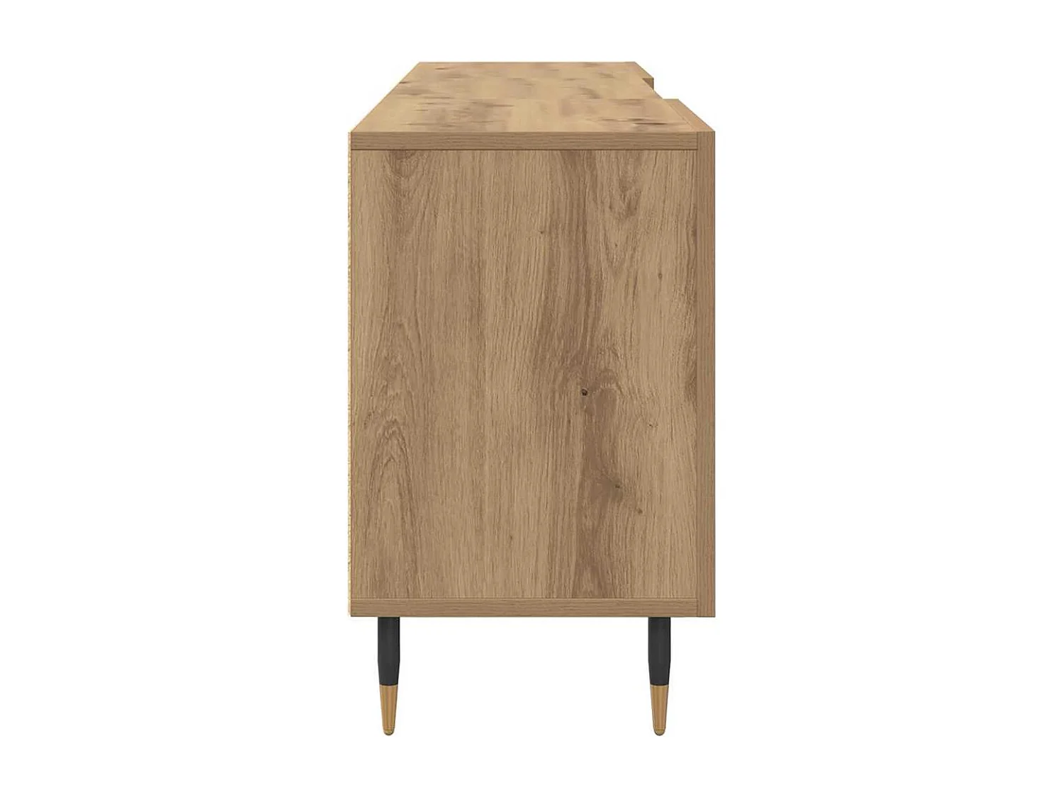 Meuble TV chêne artisanal 150 x 30 x 50 cm Bois d'ingénierie