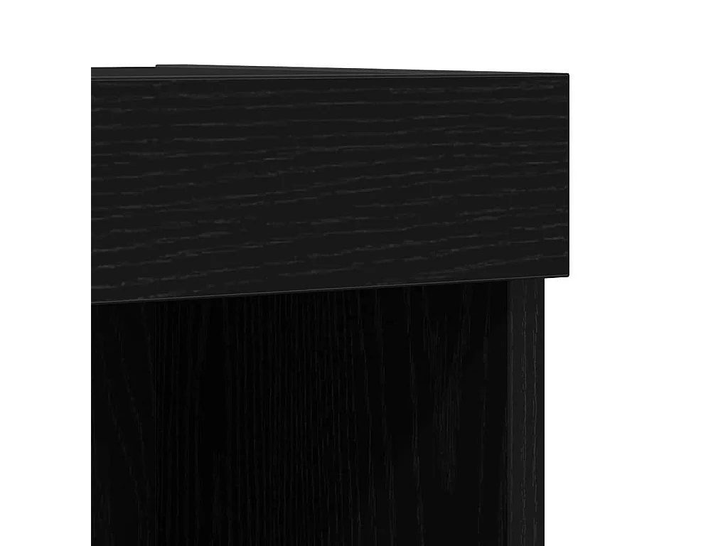 Centro de Entretenimiento 8 pcs Roble negro 40 x 28.5 x 40 cm