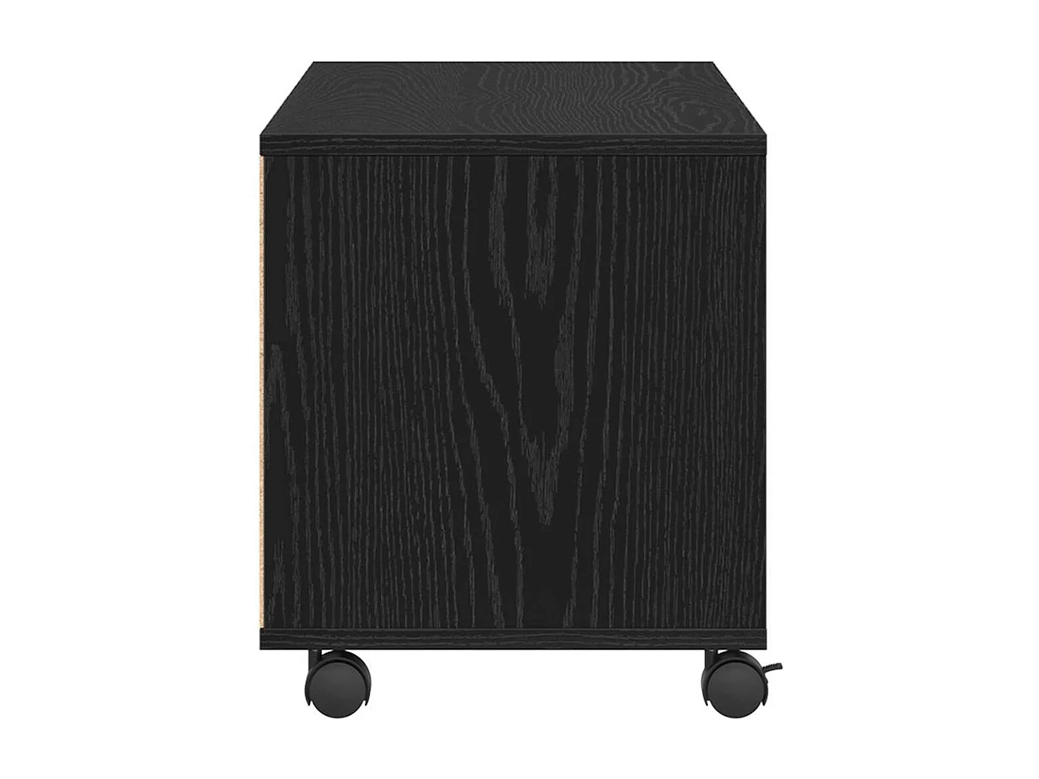 Meuble TV Noir 90 x 35 x 35 cm Bois d'ingénierie
