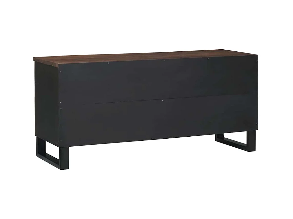 Meuble TV Marron 105 x 33 x 46 cm bois de manguier massif