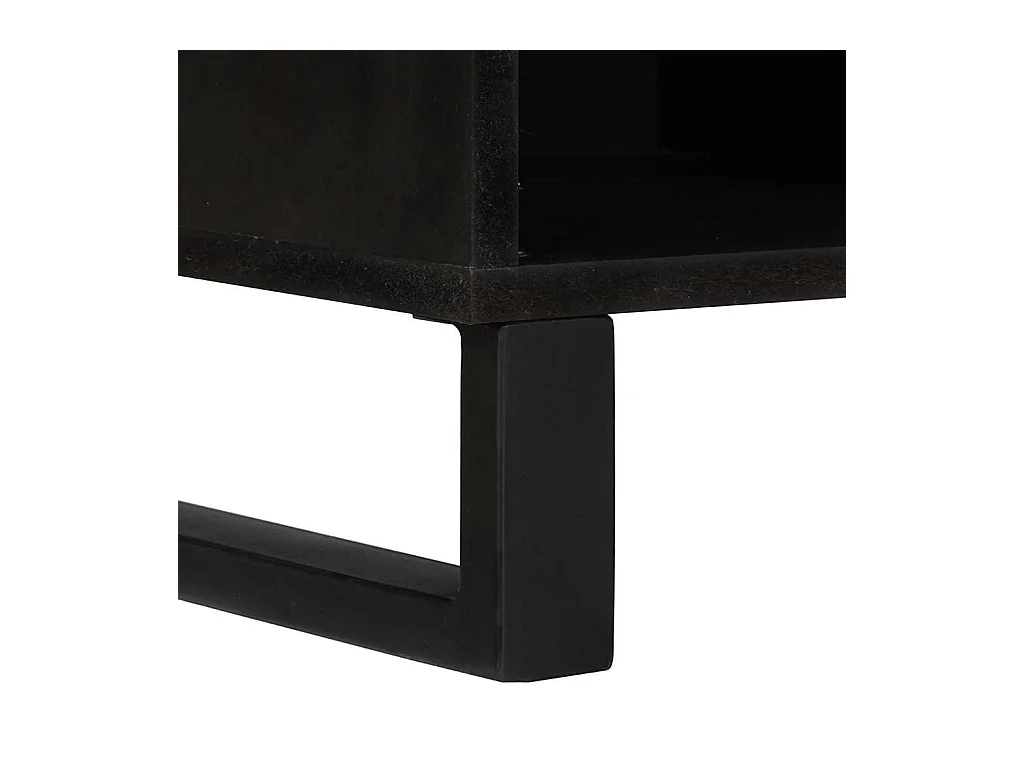 Meuble TV Marron 105 x 33 x 46 cm bois de manguier massif