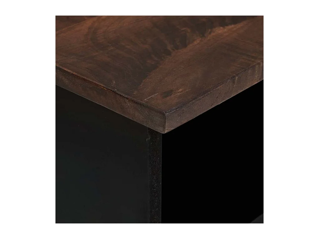 Meuble TV Marron 105 x 33 x 46 cm bois de manguier massif