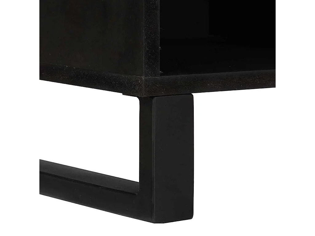 Meuble TV Marron 105 x 33 x 46 cm bois de manguier massif