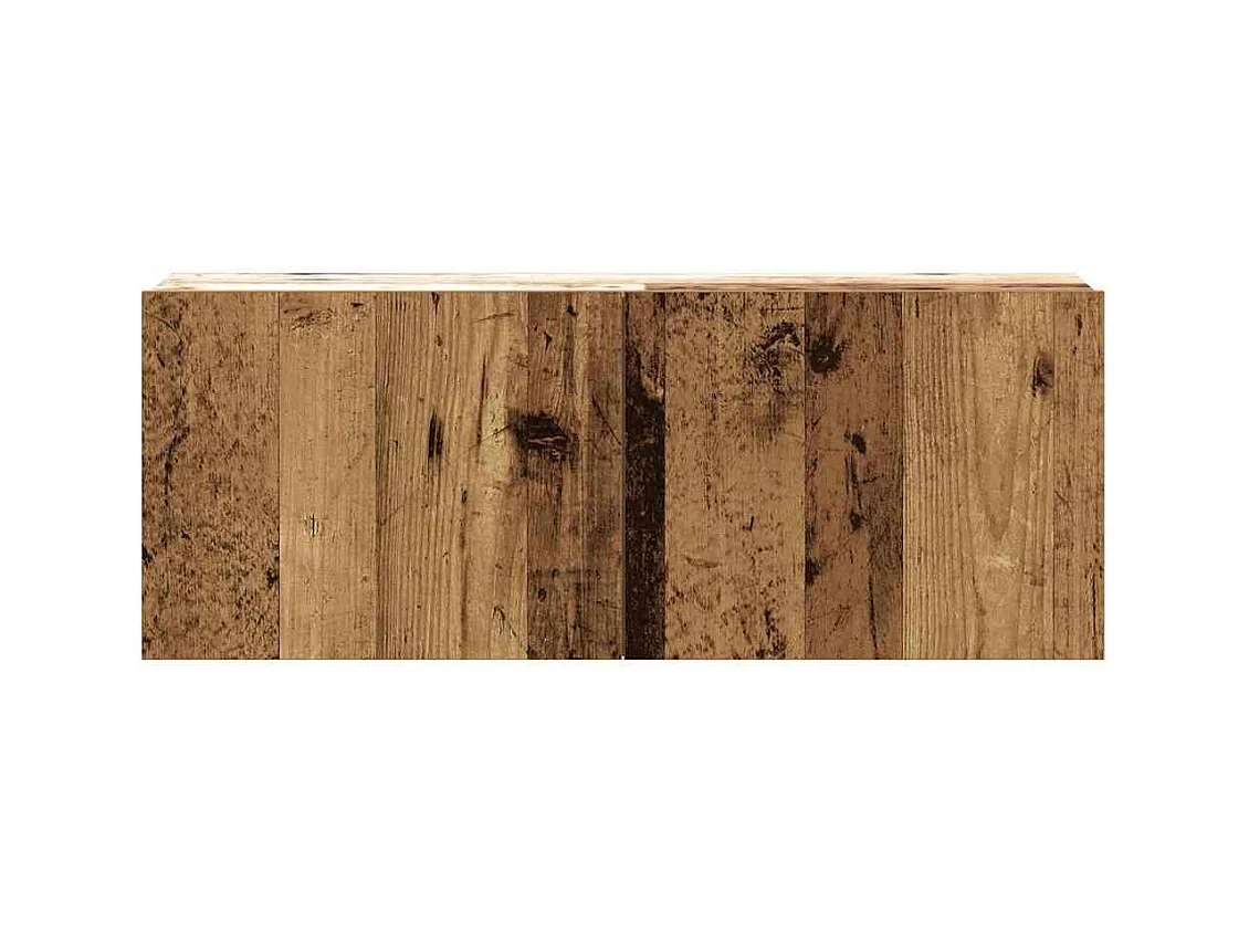 Ensemble de meuble TV mural 6 pièces vieux bois bois d'ingénierie